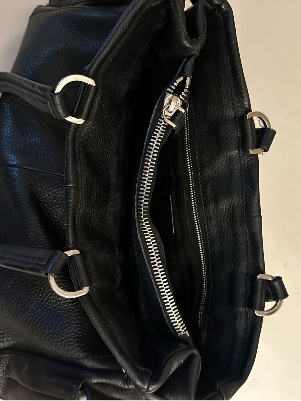 Prada Black Togo pebble Leather Tote/shoulder Bag - Classic Women's Handbag - Picture 5 of 11